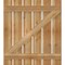 Ekena Millwork Spaced Board-n-Batten Shutters w/Z-Bar, Rough Sawn Western Red Cedar, 34 3/4W x 39H, PR RBS06Z35X039RWR - alternate 2